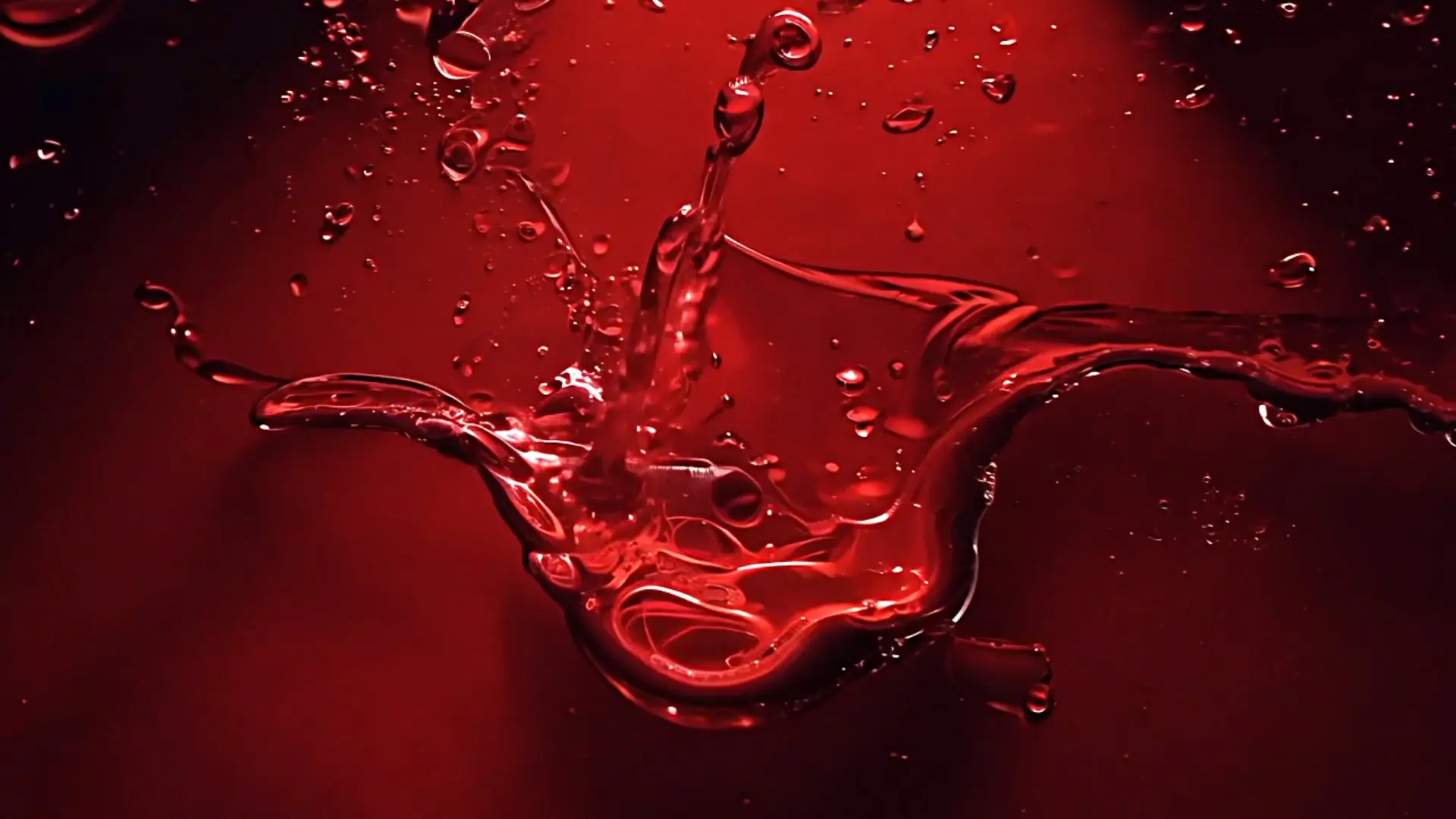 Red Liquid Splash Background for Logo Reveal Animation